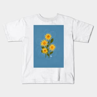 Sun flowers Kids T-Shirt